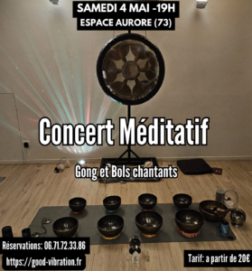 Concert méditatif Espace Aurore Aix-les Bains (73)