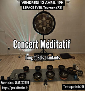 Concert méditatif Espace éveil (Tournon 73)